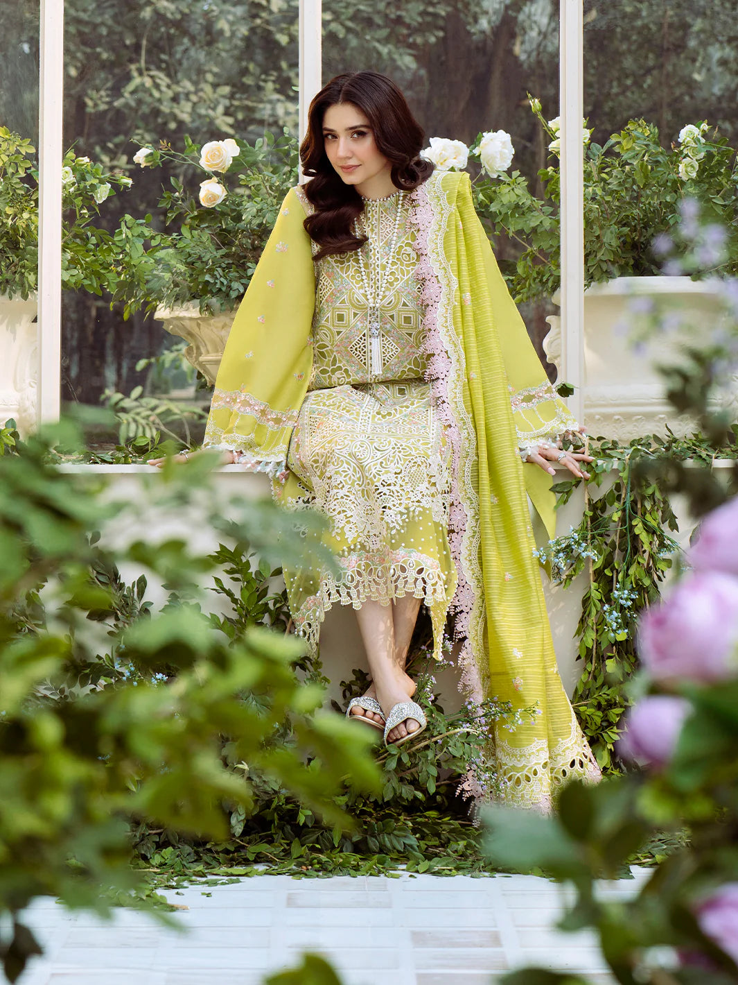 BIN ILYAS 3 PIECE LUXURY LAWN | RQ5