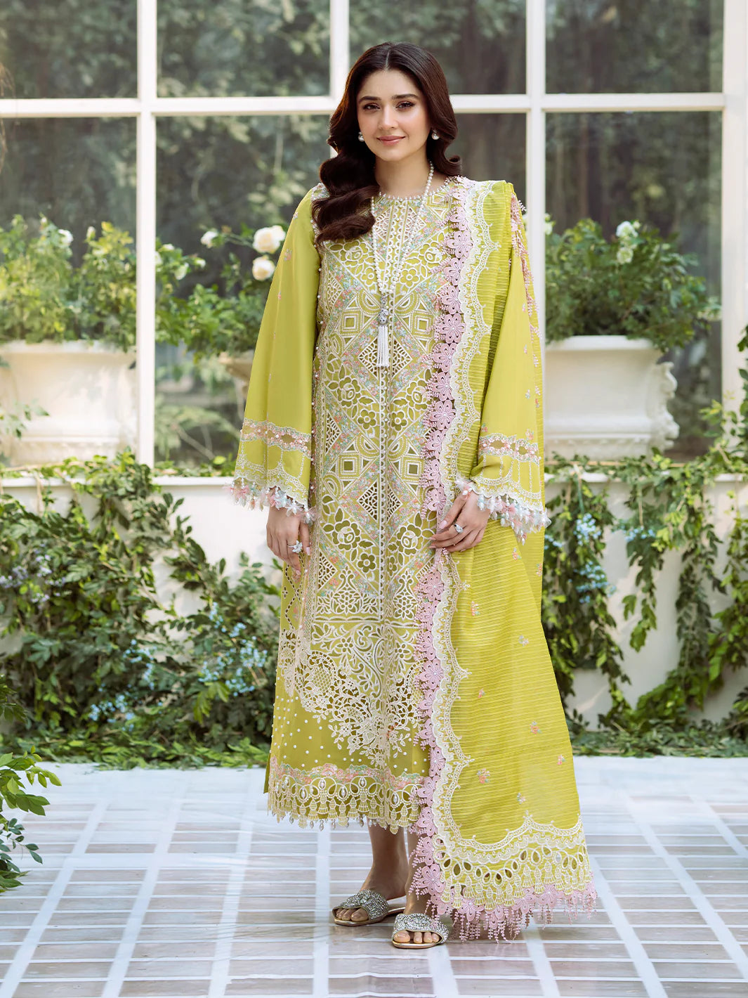 BIN ILYAS 3 PIECE LUXURY LAWN | RQ5